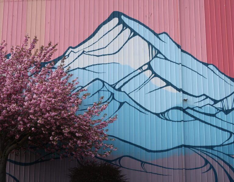 Mountain from Gretchen Leggitt's Encogen Mural