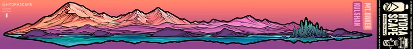 Hydrascape - Mt Baker Infinity Sticker