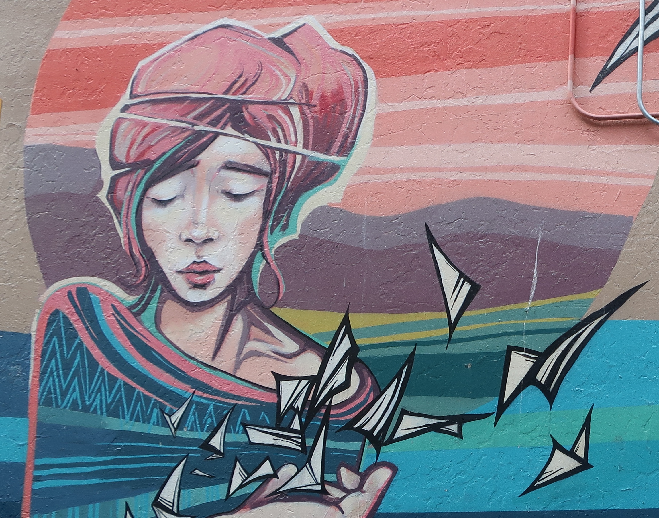 Woman from Gretchen Leggit's Hope Mural
