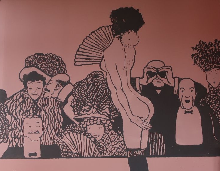 Le Chat Mural at The Black Cat
