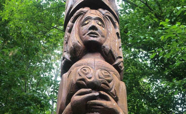 Salmon Woman Pole
